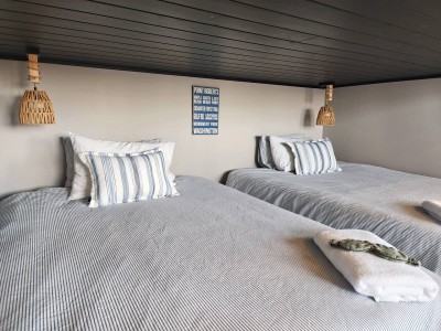 The lower doubles in the bunk room