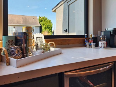 Morning coffee with a view