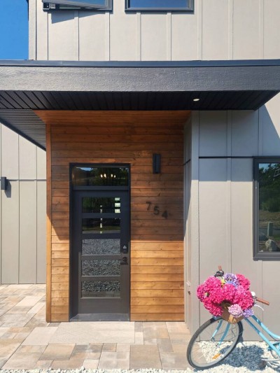 The front door, and the bike