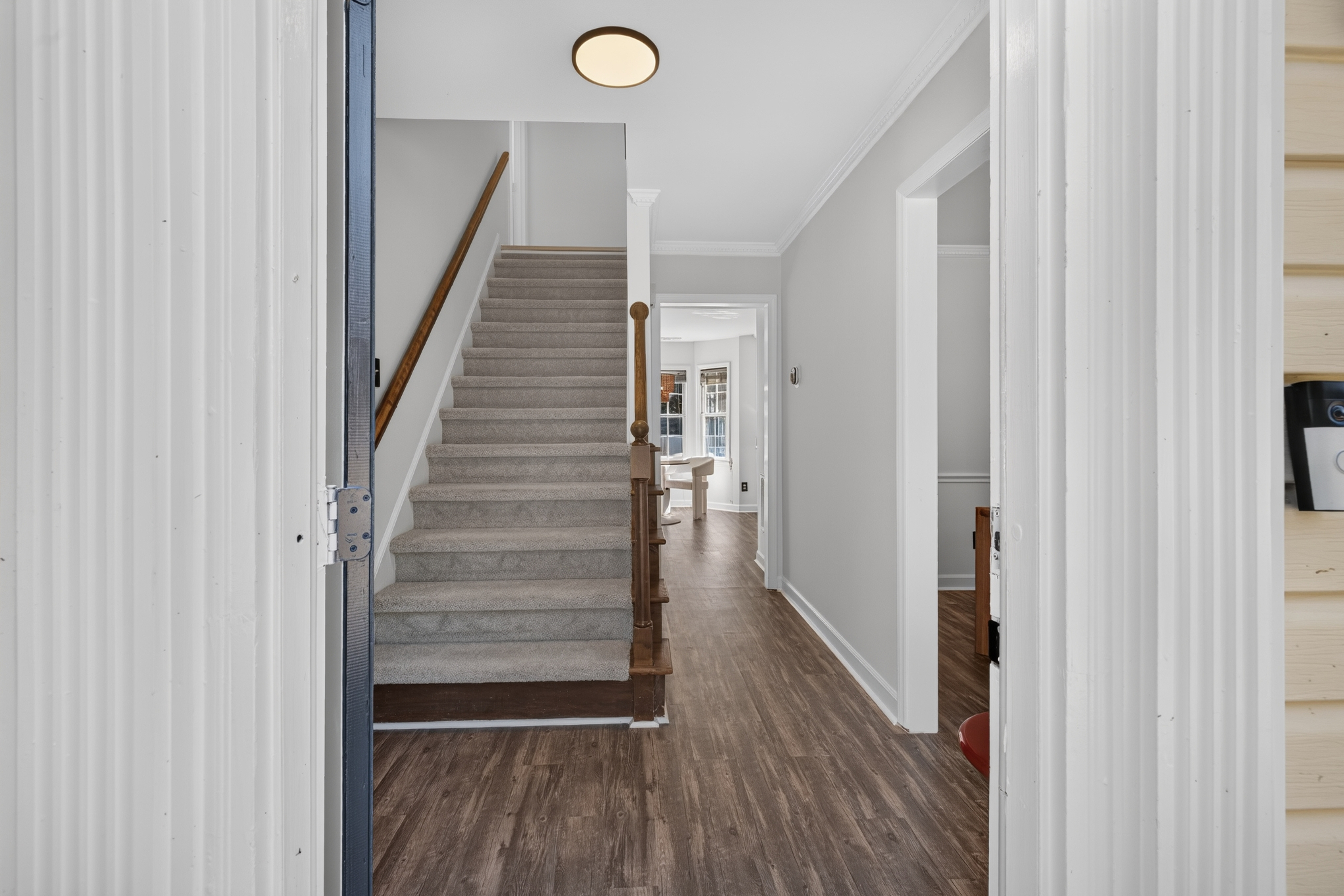 Main House entry hall and stairs