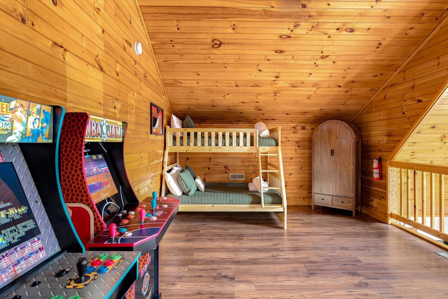 Arcade area so you never stay bored! Ask us for recommendations for local entertainment