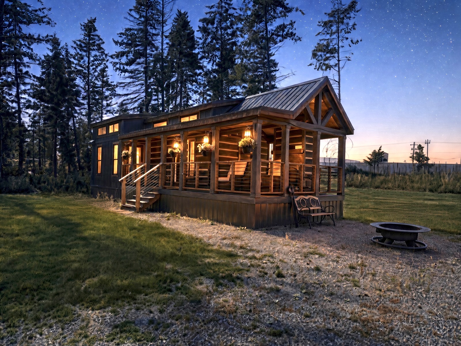 Eagles Nest Village tiny home in Whitefish, Montana
