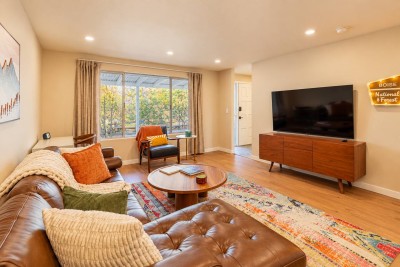 Living room with TV
