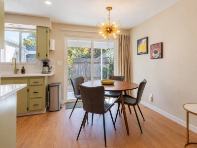Dining table by the window