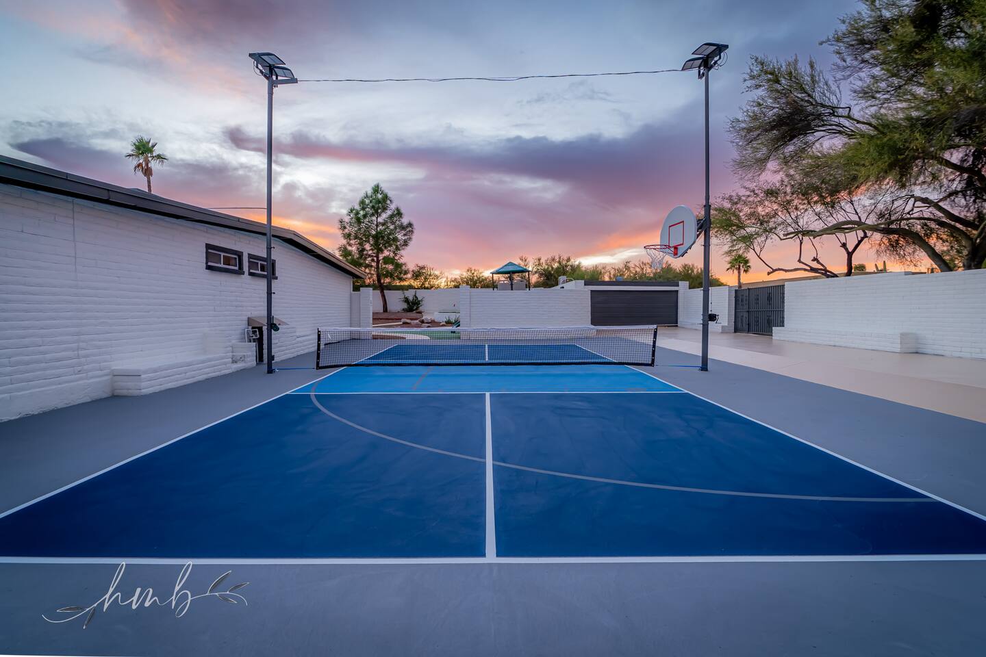 Play a game or practice your skills on the spacious, well-maintained pickleball court—perfect for friendly matches or competitive play.