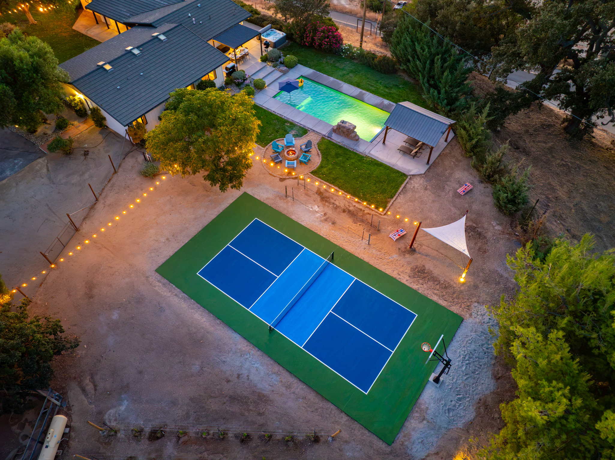 Wine Country Estate | Pool, Pickleball & Spa