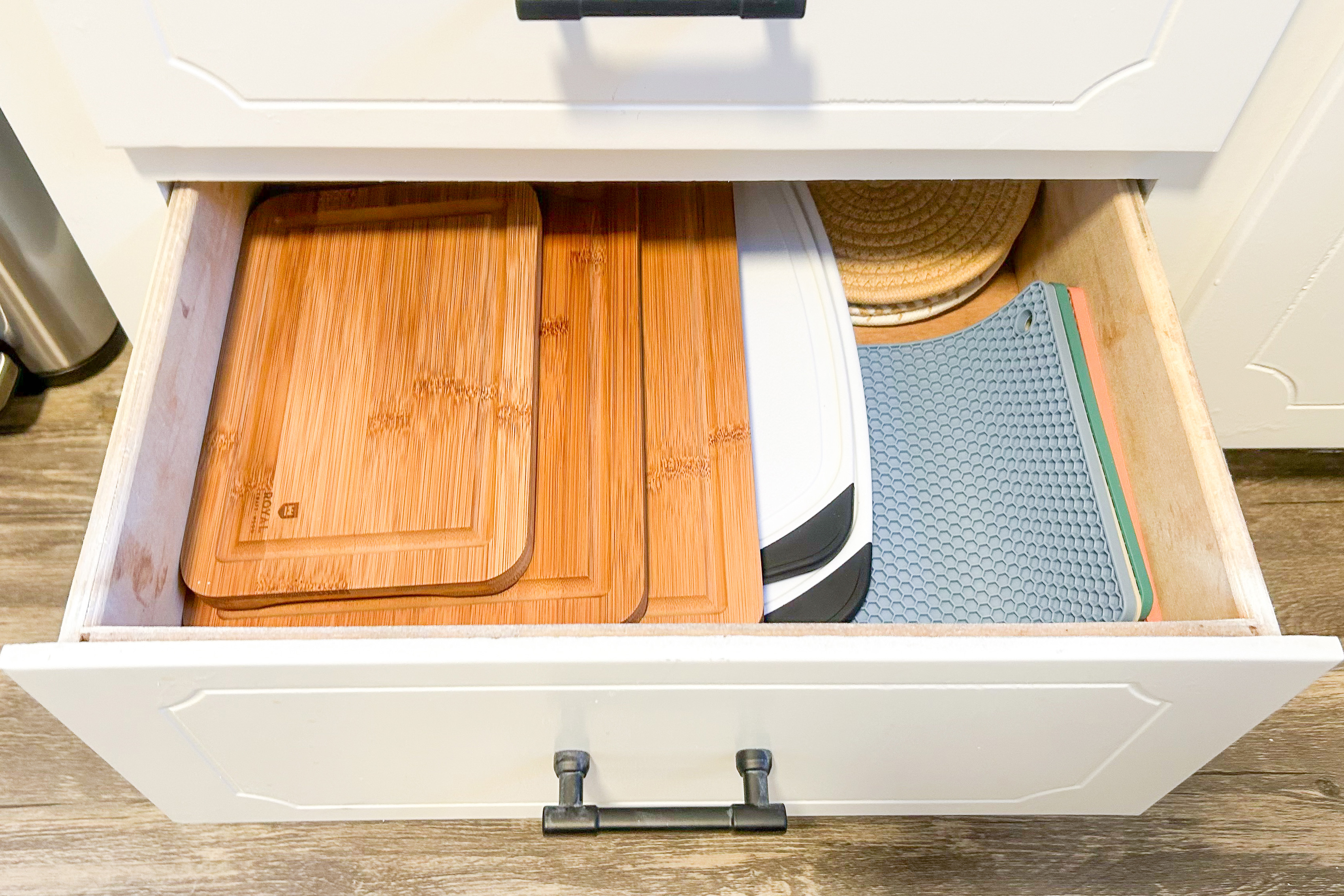 Cutting boards and baking sheets