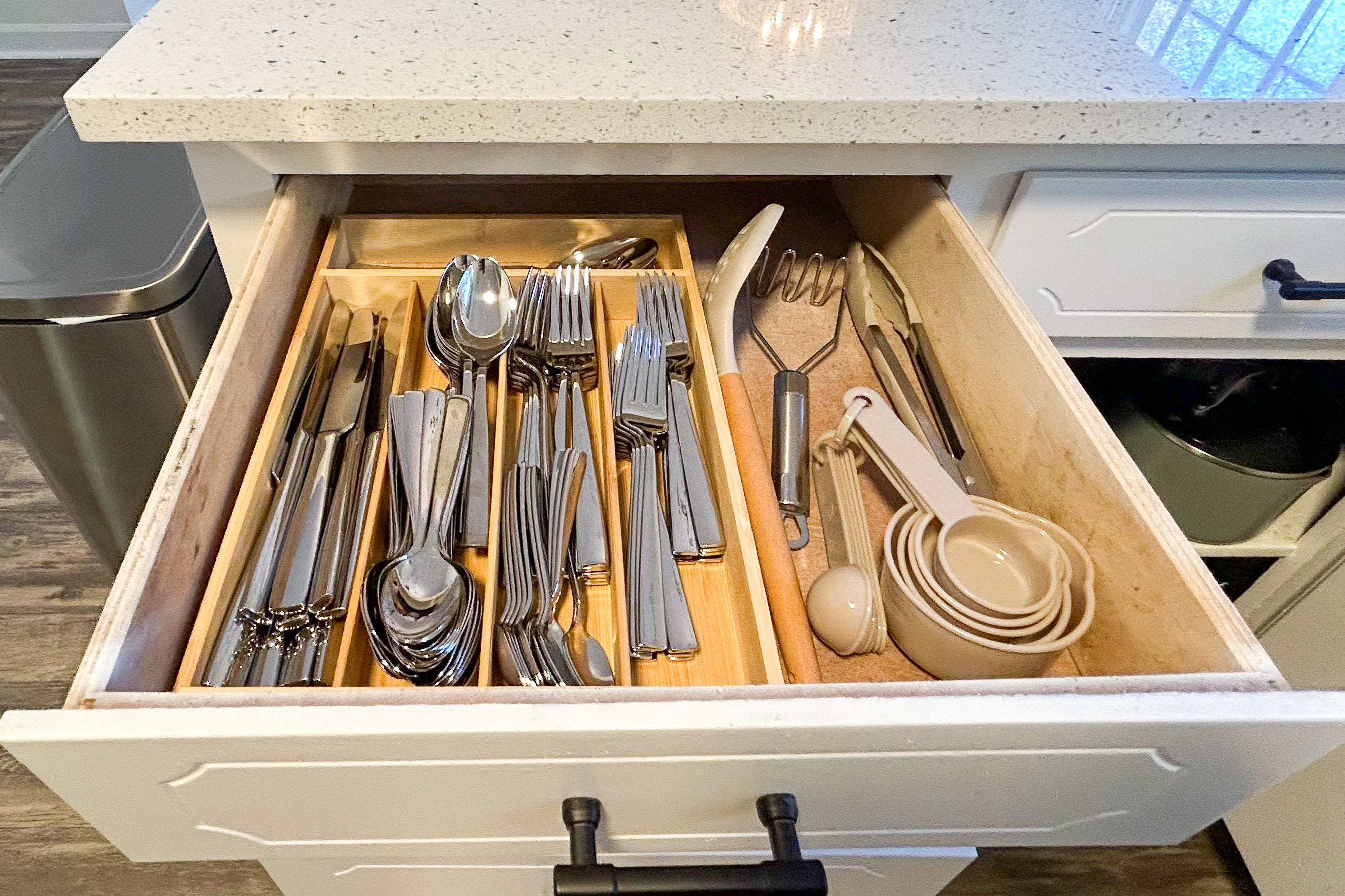 Flatware, measuring cups and spoons