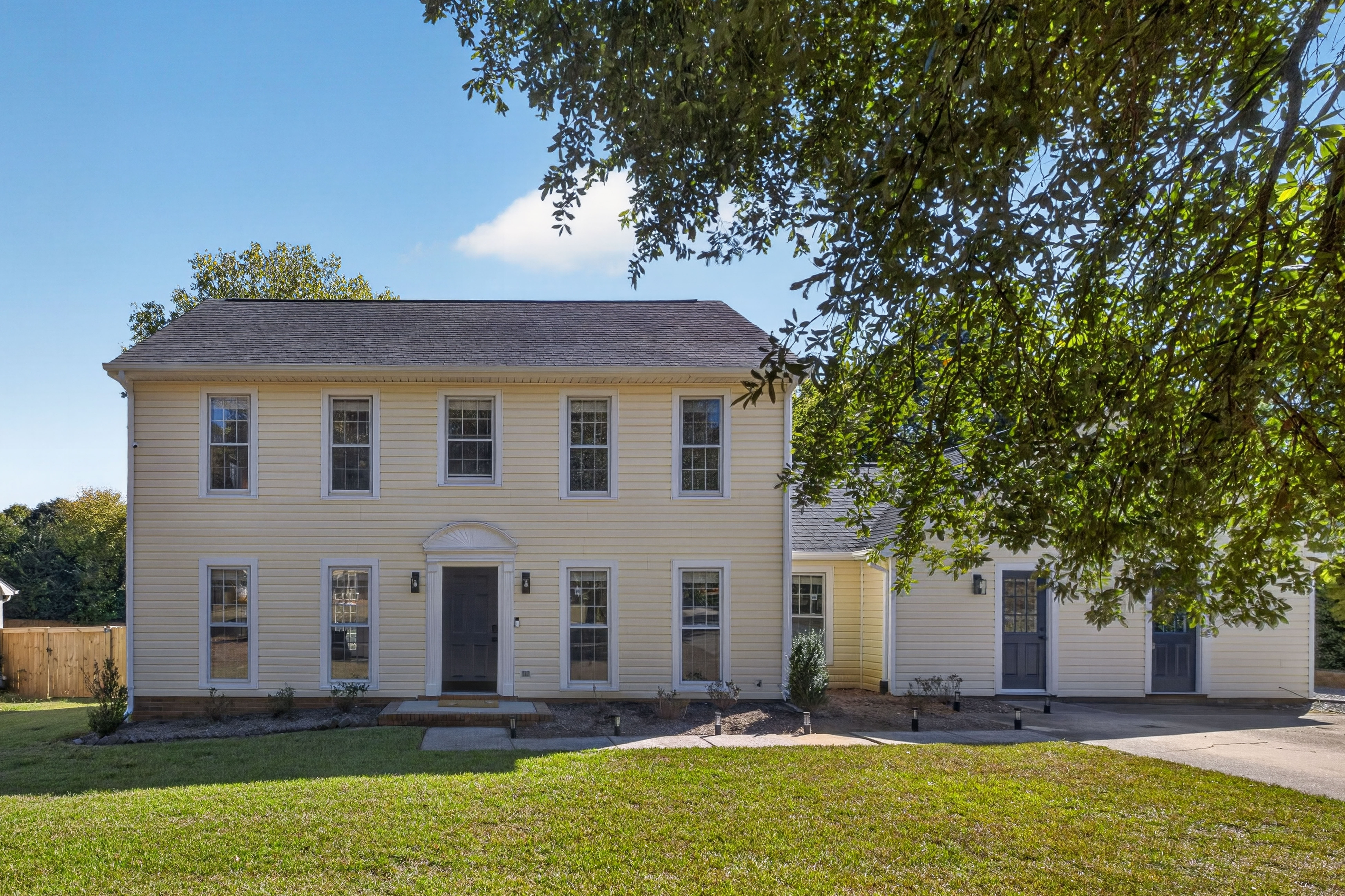 The Main House, the larger of two homes on the lot