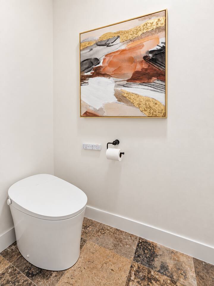 Primary Suite (Main Level) Bathroom Bidet Toilet with Heated Seat in Private Water Closet
