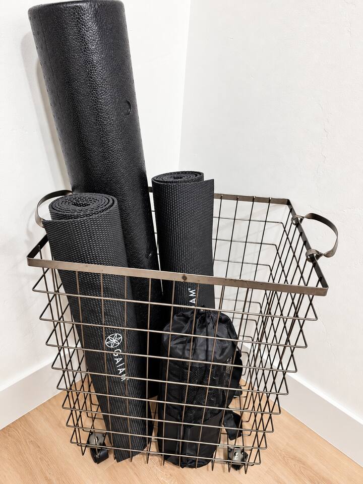 Basement Level Exercise Equipment