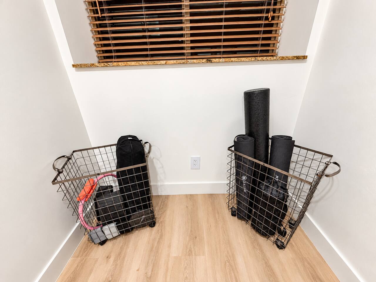 Basement Level Exercise Equipment
