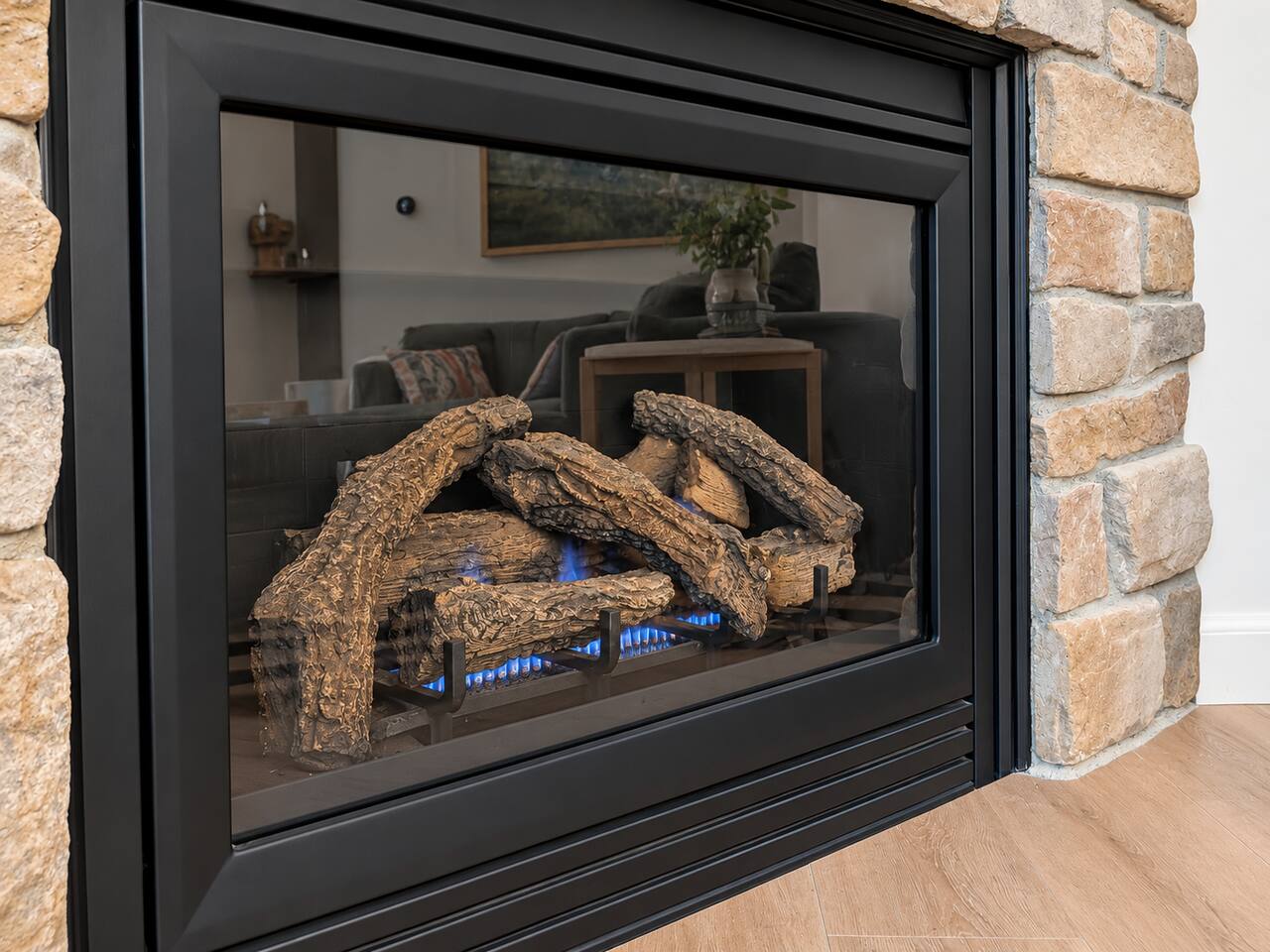 Gas fireplace