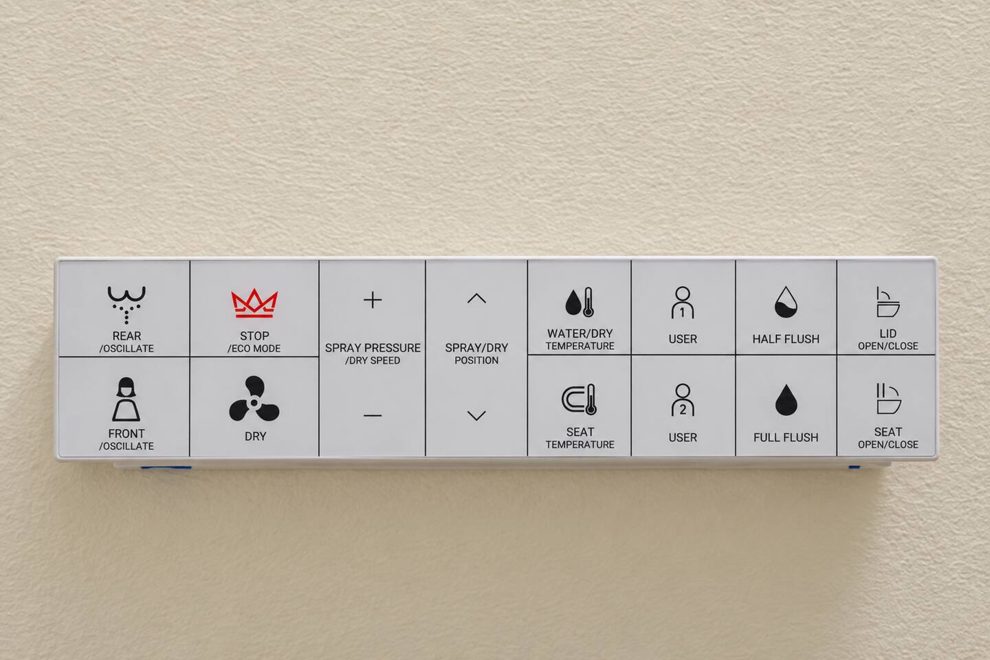 Primary Suite (Main Level) Bathroom Bidet Controller