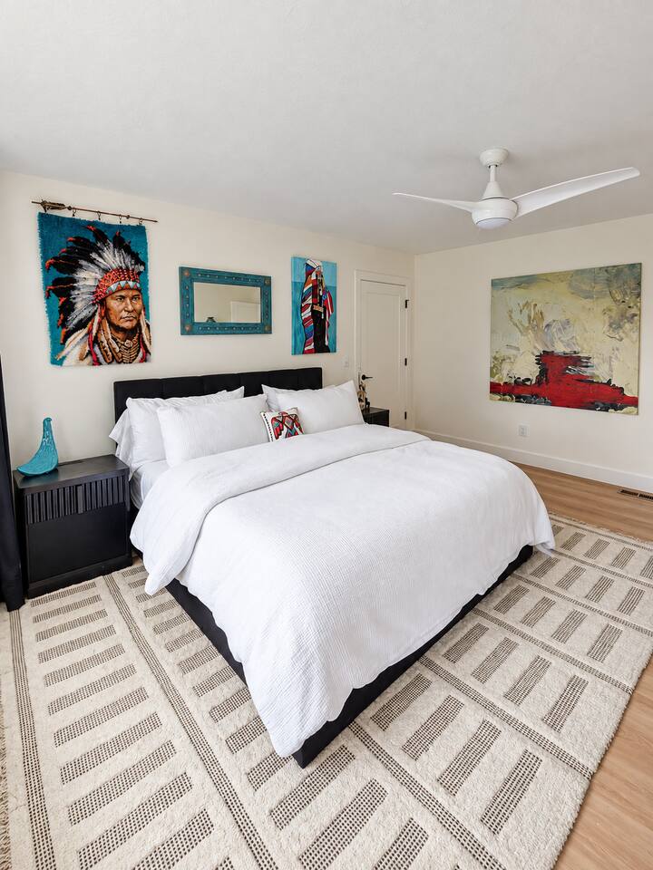 Primary Suite (Main Level) with King Bed