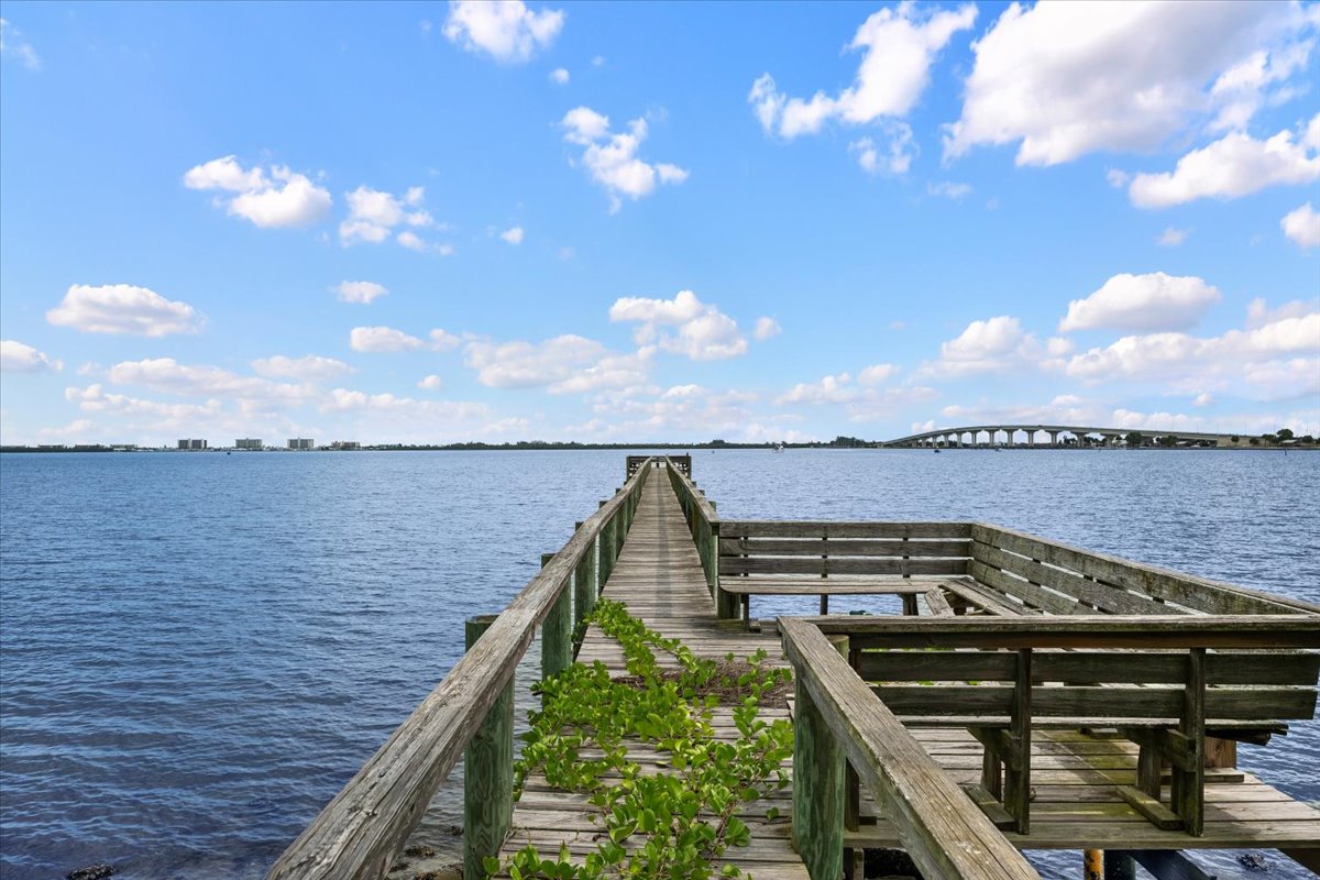 Private waterfront dock with sweeping views and a peaceful coastal feel