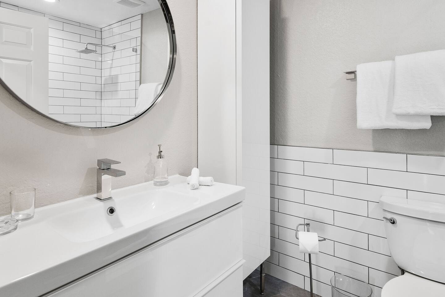 Bathroom #2 with Waterfall Shower