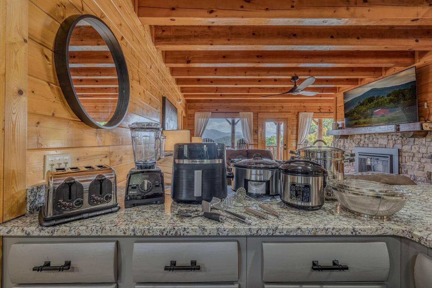 Fully stocked, air fryer, crock pot, rice cooker, Blender, toaster, and much more