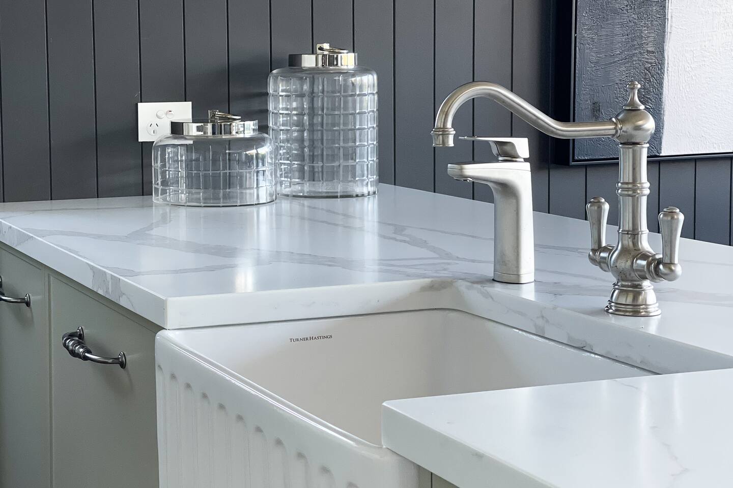 Gorgeous kitchen with Billi Hot and Cold filtered water tap