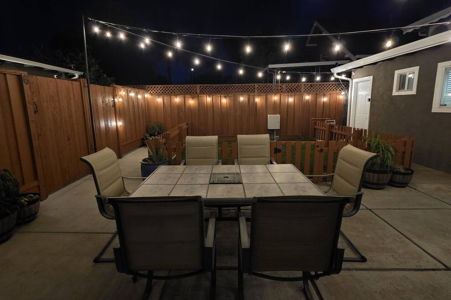 Shared patio (shared with other guests)
