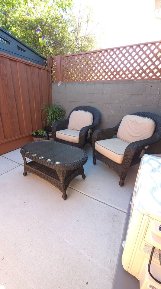Private patio