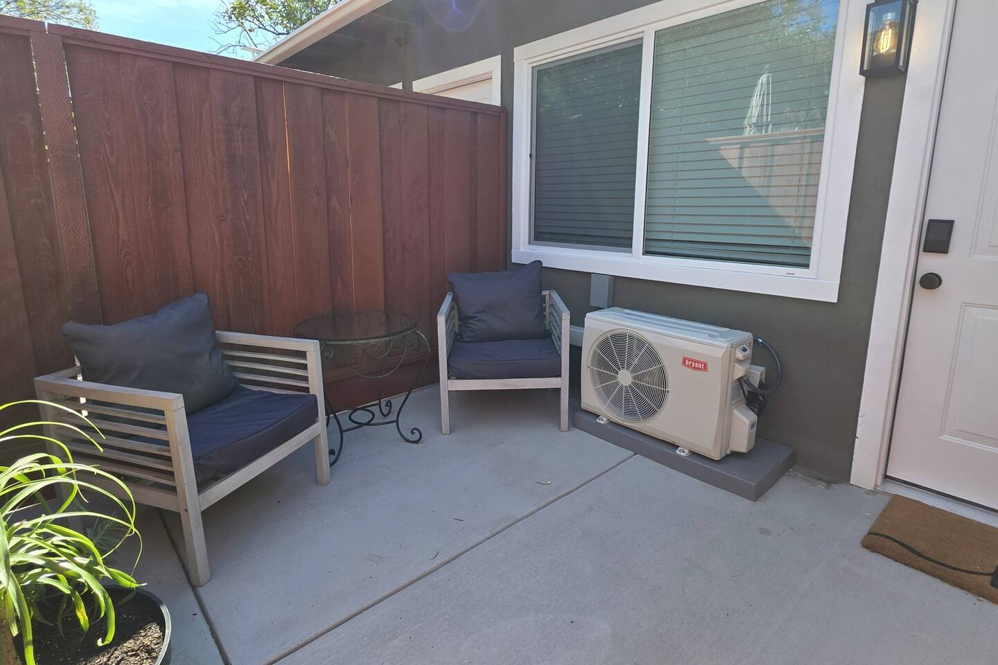 Private patio
