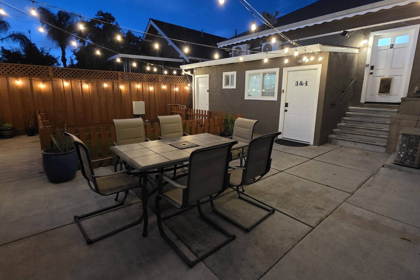 Shared patio (shared with other guests)