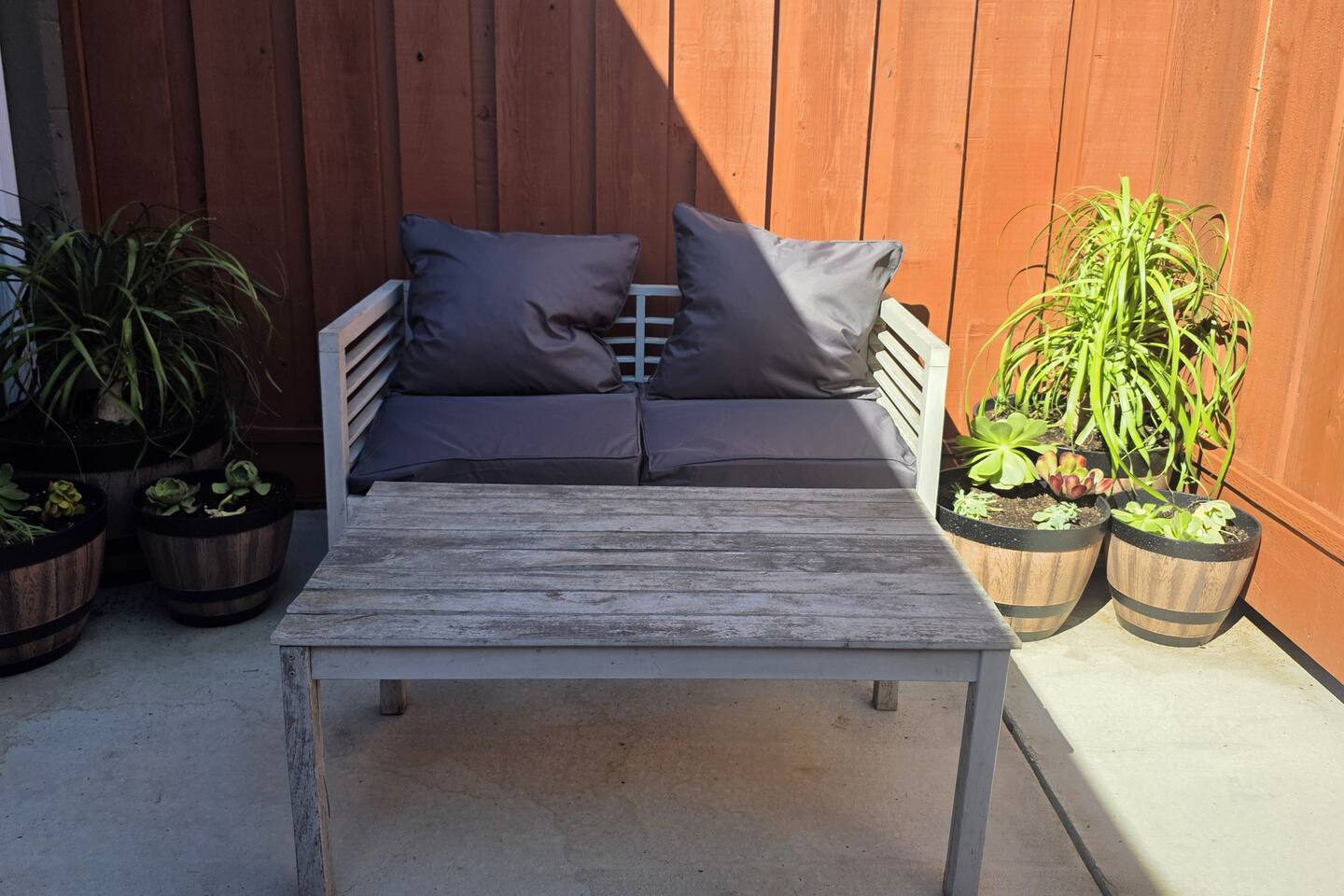 Private patio