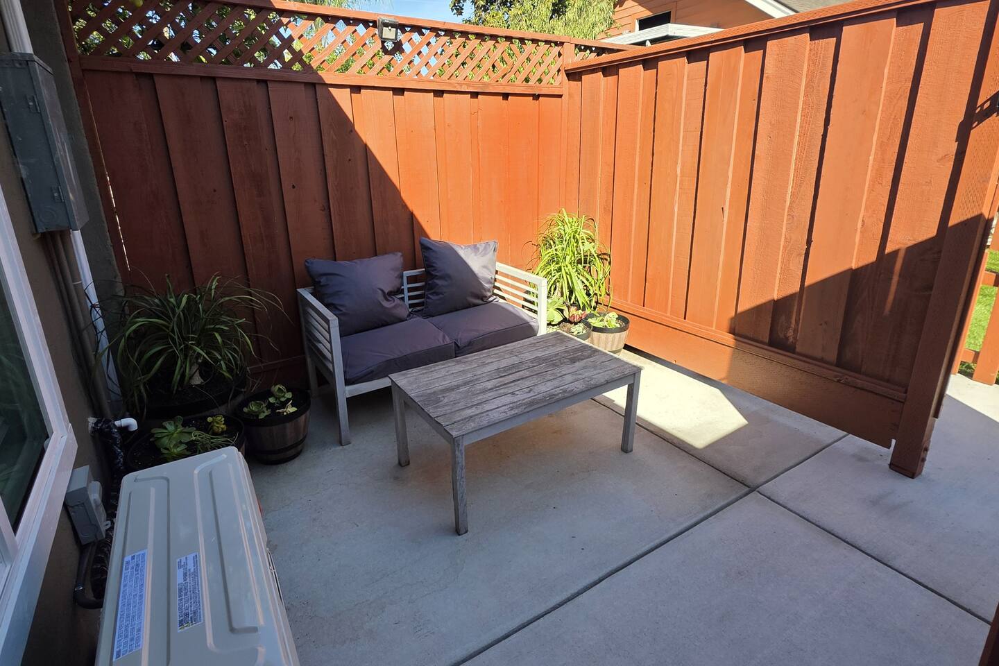 Private patio