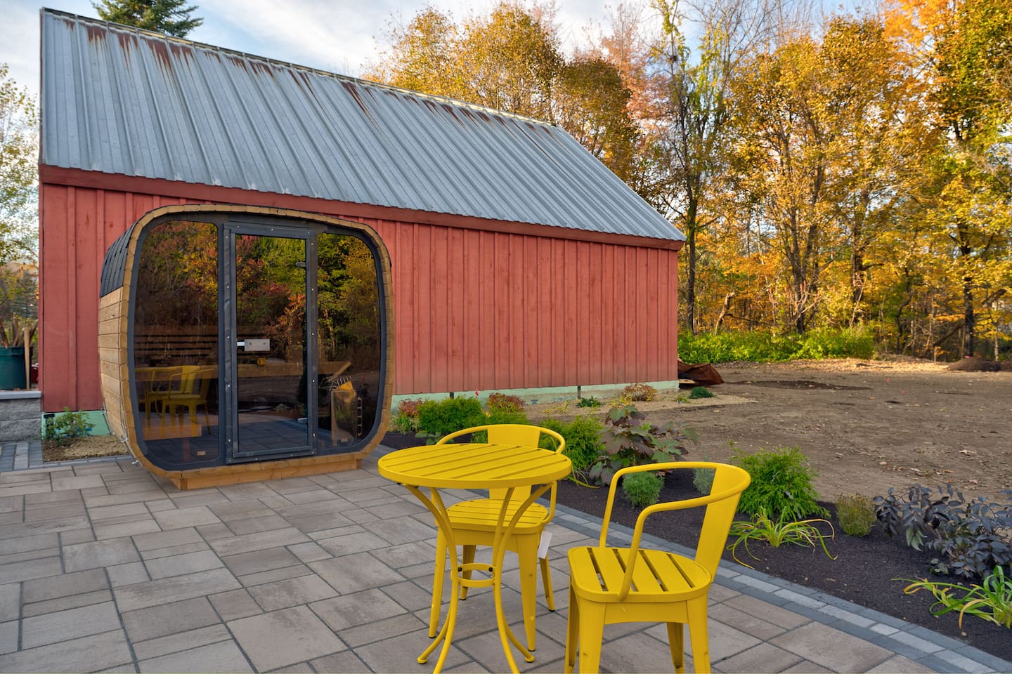 Patio with Sauna
