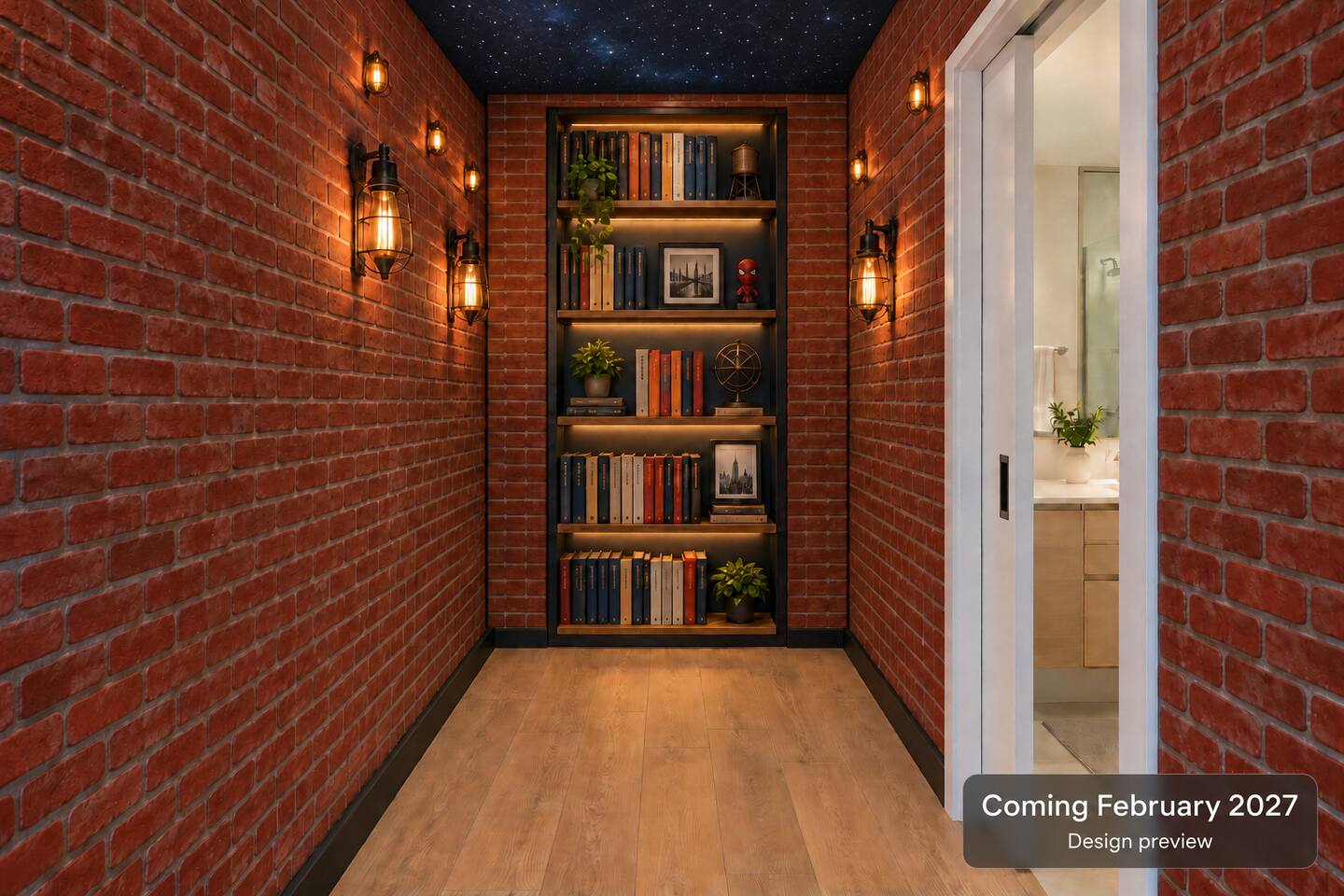 Secret Bookcase Door