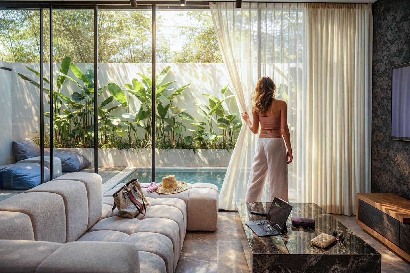 Superior Luxury Loft with Working Desk, Instagramable Pool