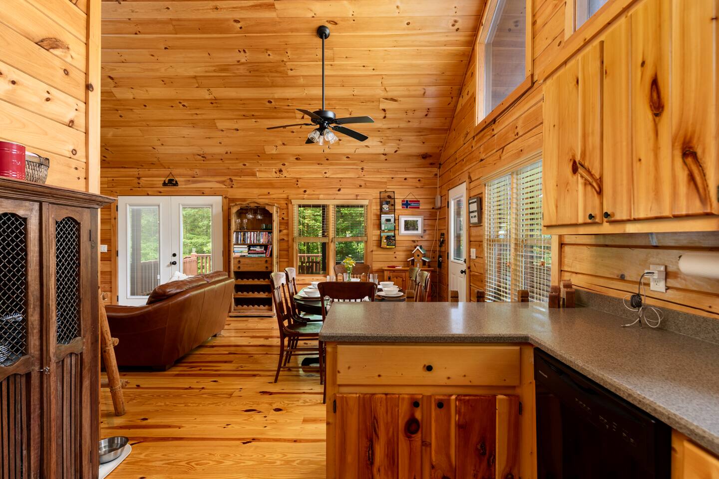 View from the kitchen. Who wants pancakes?