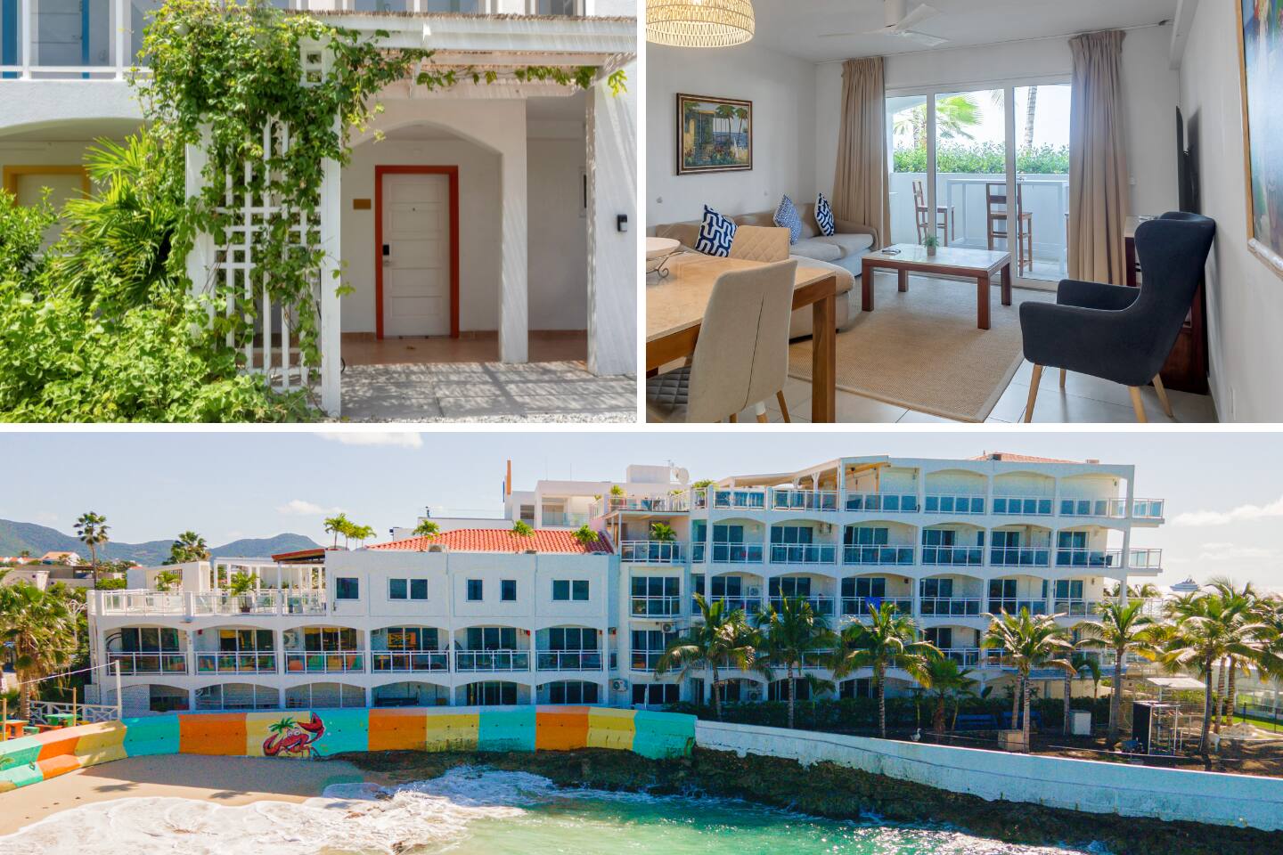 Maho Beach House: Spacious 1-Bedroom, Ocean Level