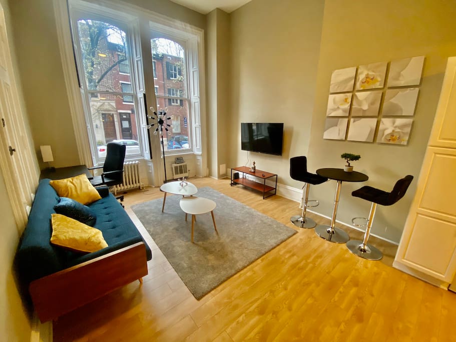 ✪Historic townhouse✪ 1-bedroom ✪Rittenhouse Square