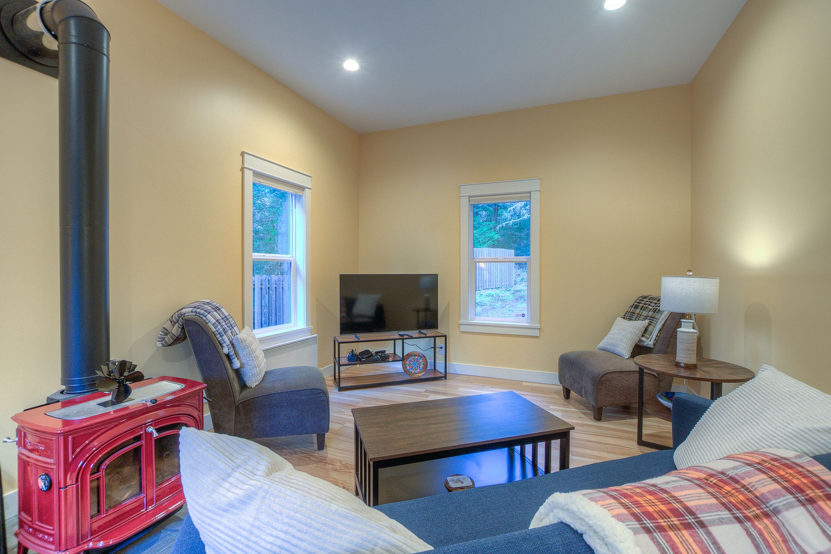 Or cozy up by the fire.