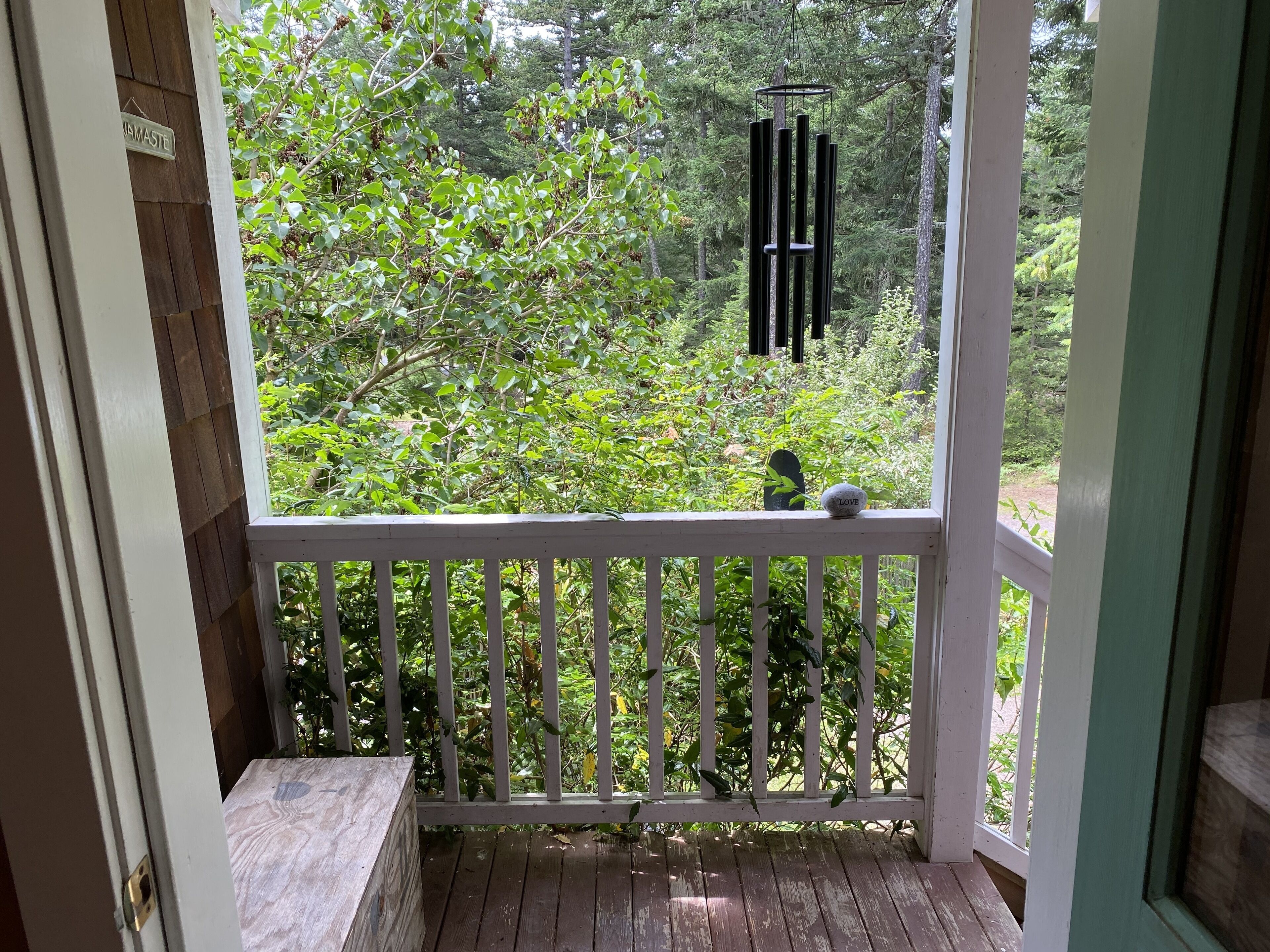 The view from the front porch