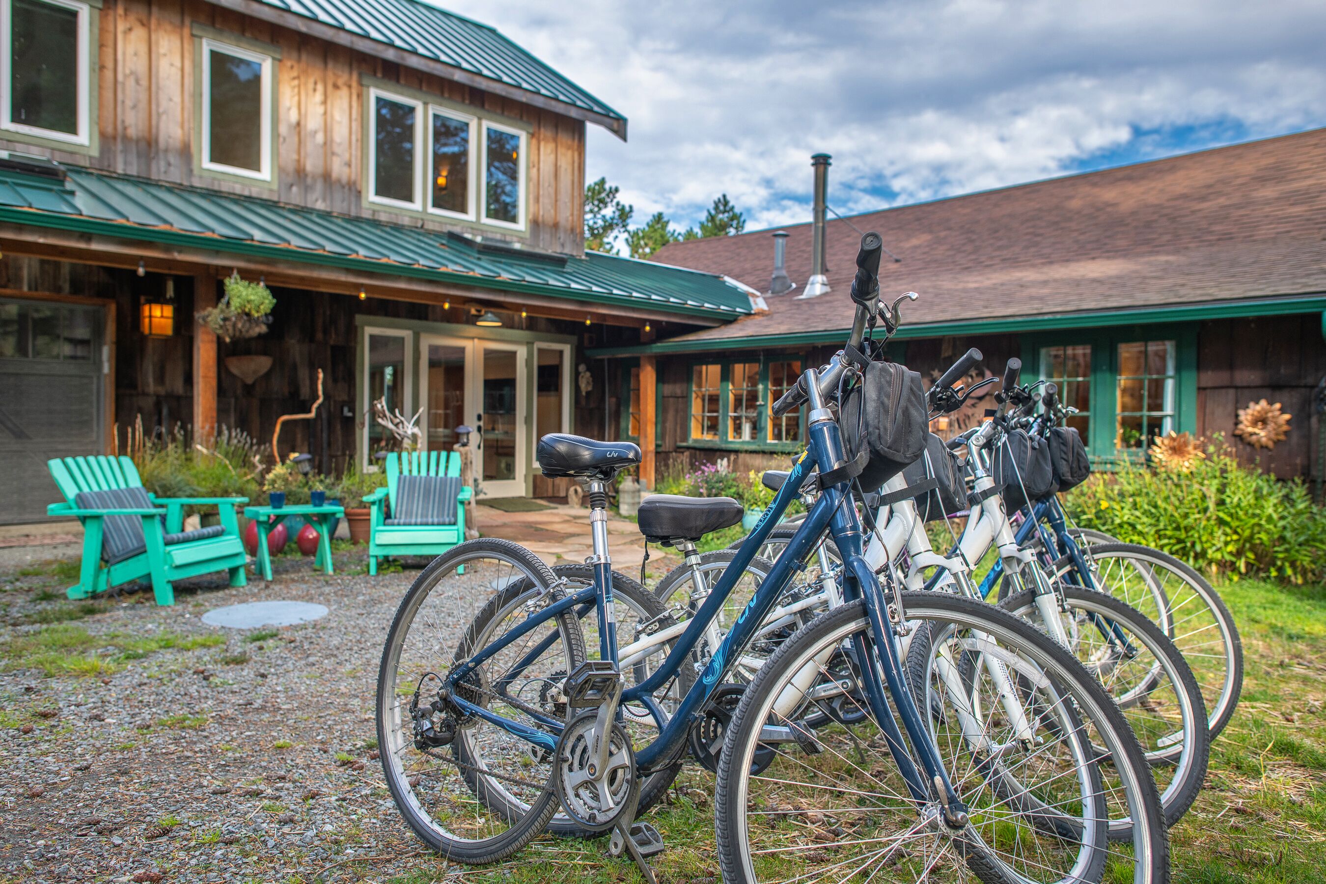 6 adult bicycles.