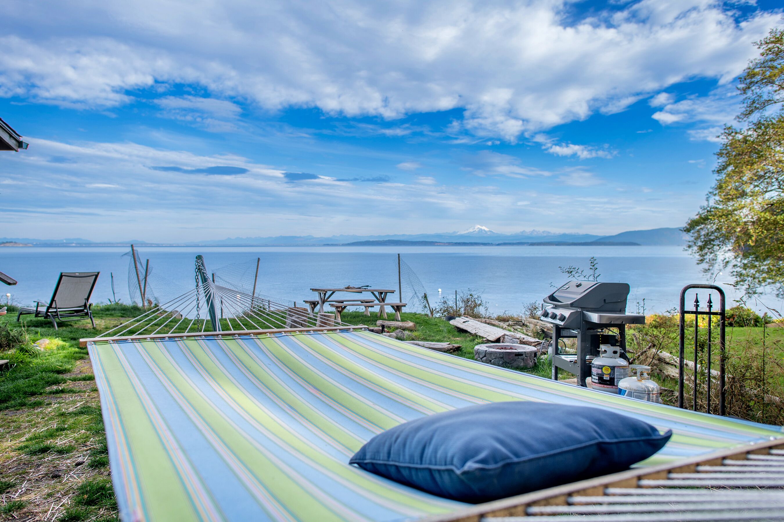 Relax in the hammock