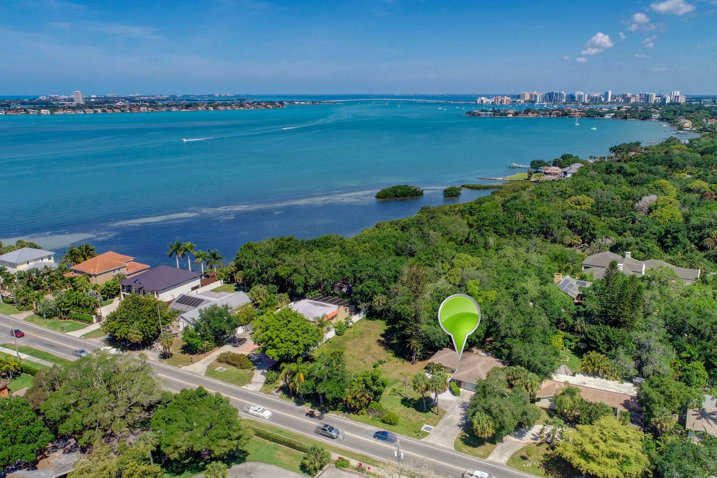 Siesta Beach, 5 minutes from downtown.