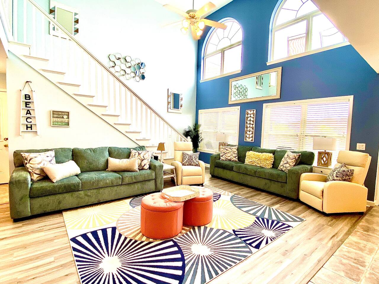 2 min Beach Walk | Large Decks w Views | Sleeps 18