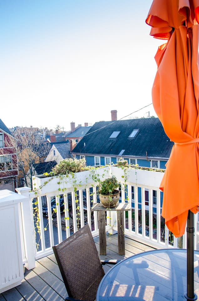 Downtown, Deck, Fireplace, 95 WalkScore