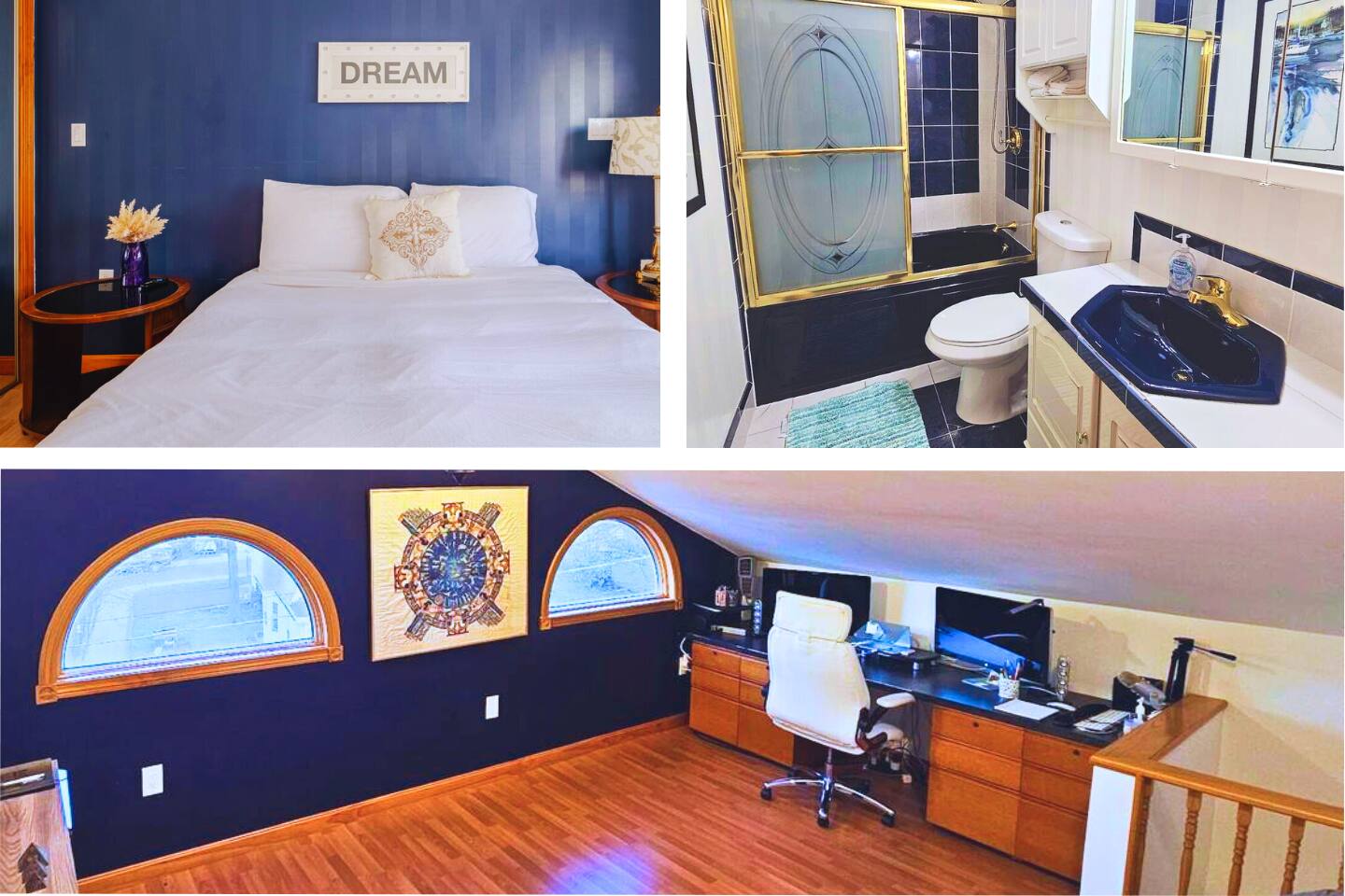 #1 Private Suite Jacuzzi & Skylit Loft Office