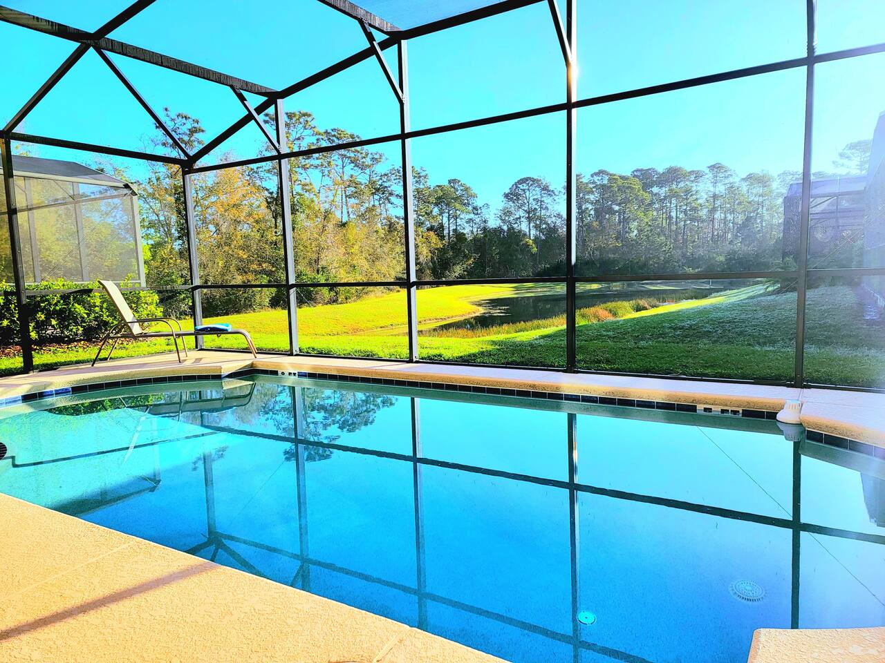 Big Disney Home! Heated Priv Pool-5 Beds Lake View