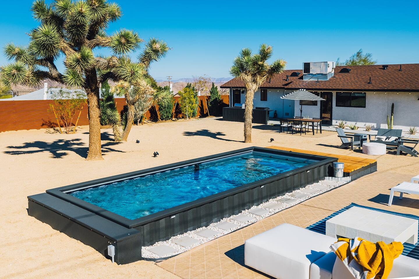 Modern Desert Retreat | Pool, Spa & Outdoor Shower