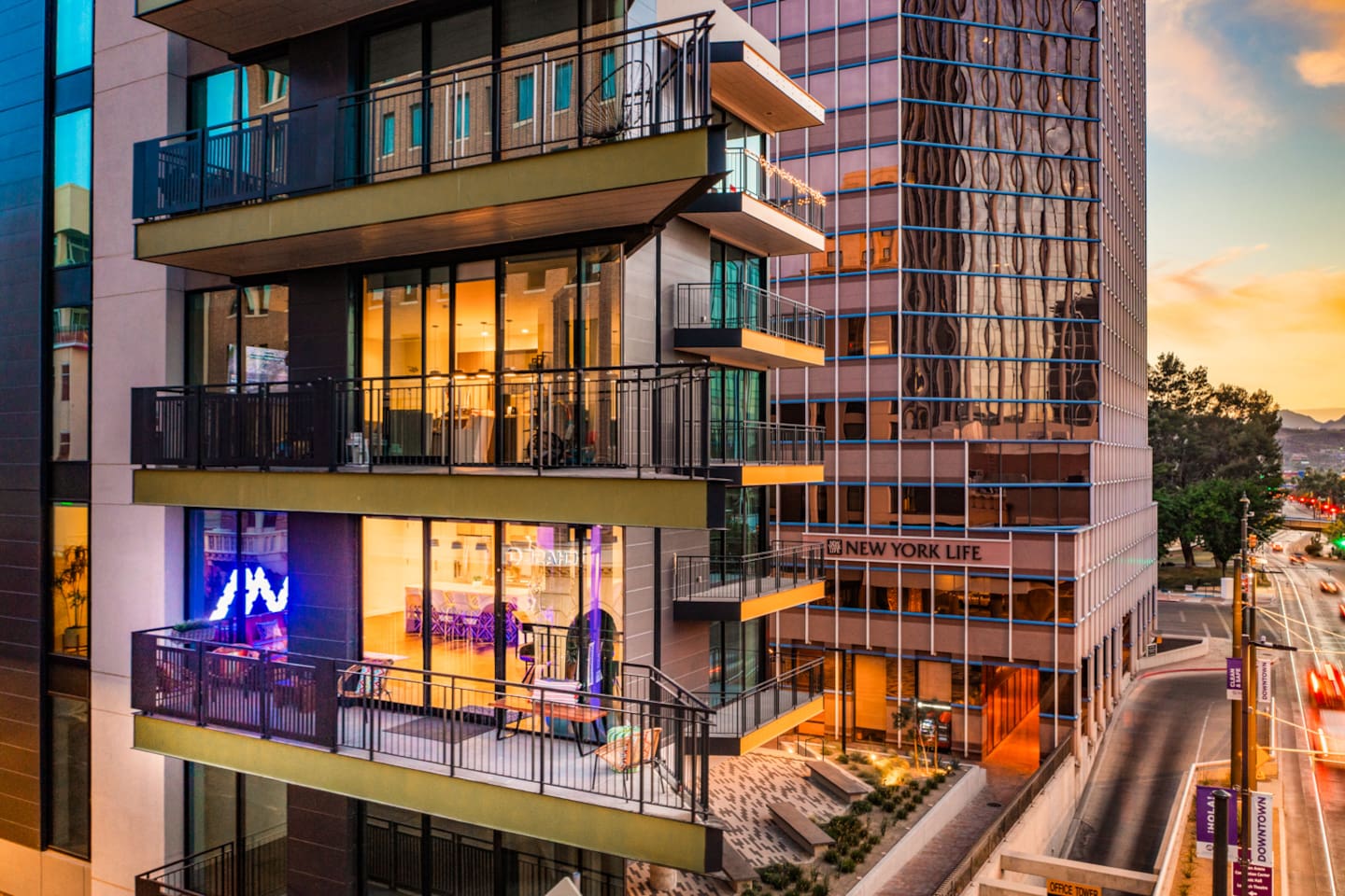 Sunrise Elegance Loft with Balcony Views