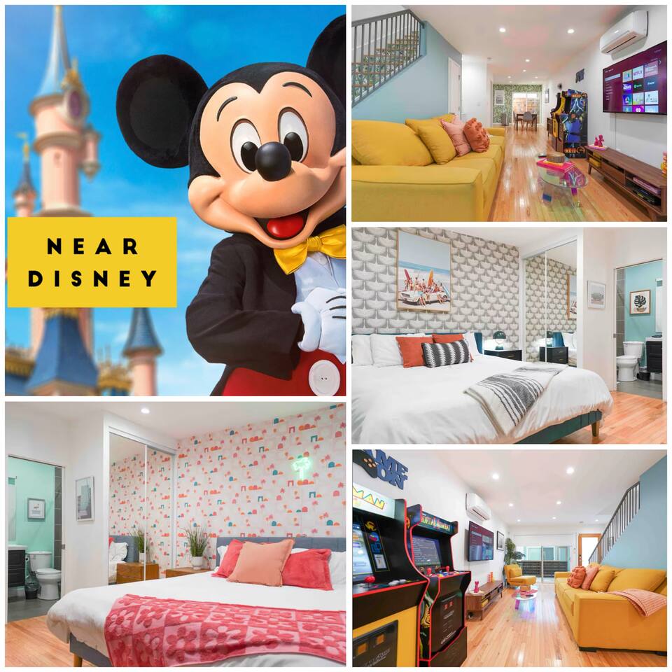 ★Arcade Games★By Disney★AC★W/D★Parking★200Mbs★