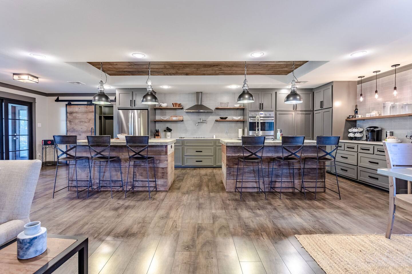 Seen on Fixer Upper: Bachelor Pad w/Two Islands