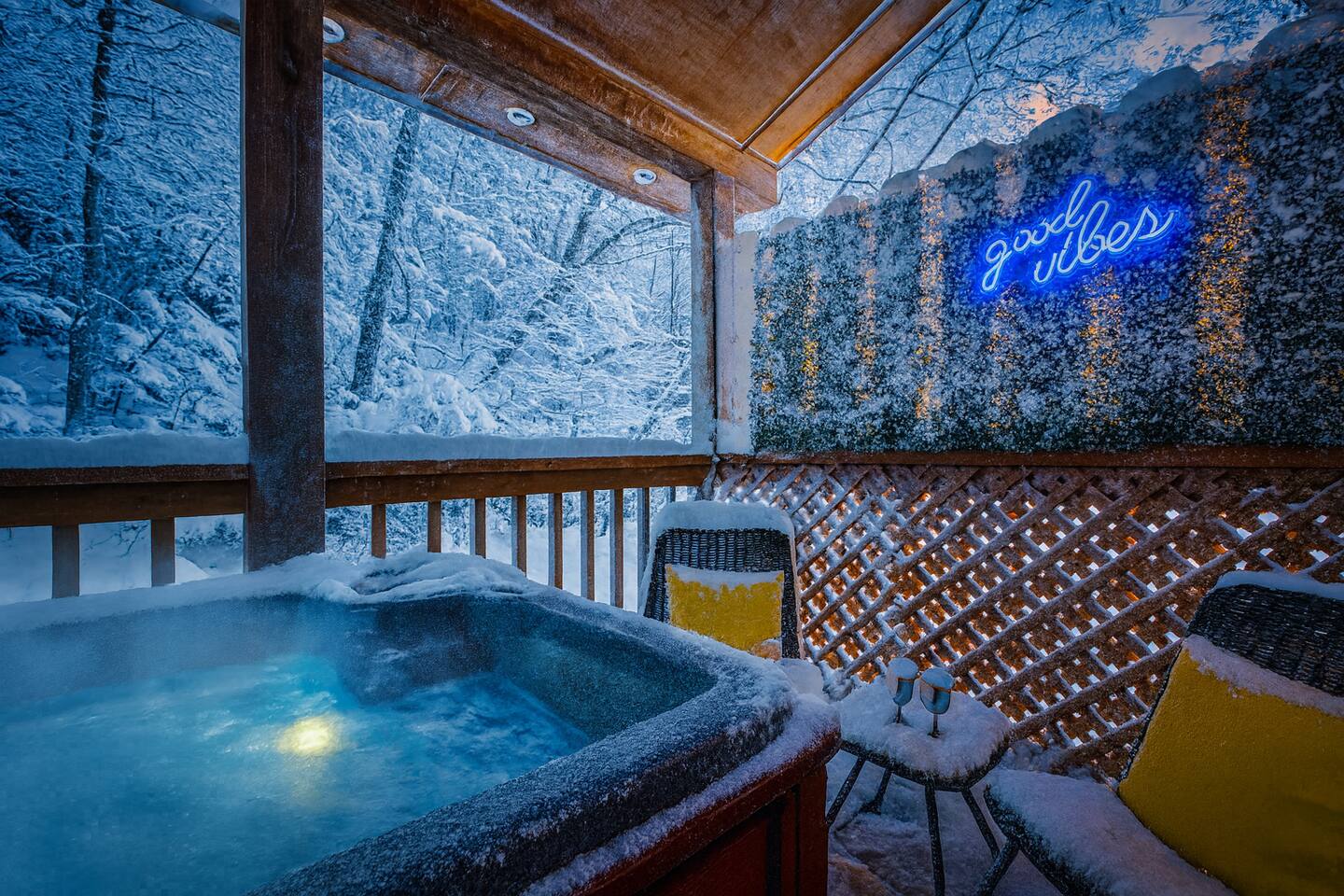 Hot Tub in the Woods + Arcades / Close2Everything