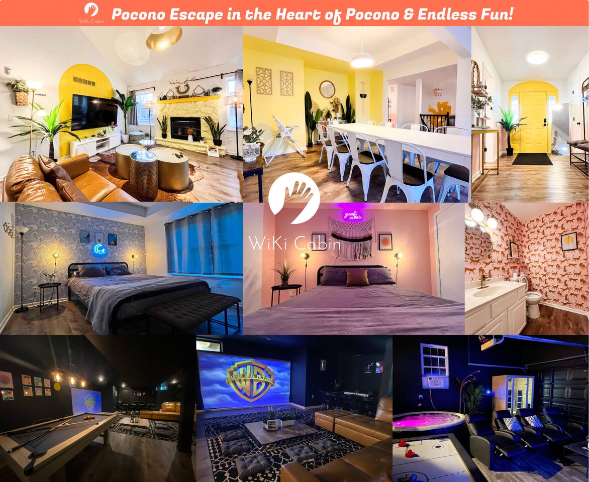 PrivatePool|Hot tub|Sauna|HomeTheater|Backyard